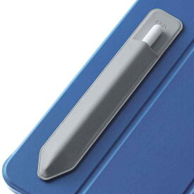 ESR Pencil ケース タッチペンカバー アップルペンシル対応 ケース 接着シール式 伸縮スタイラスペンケース 薄型 保護 紛失防止 貼付用ケース Pencil[第1世代＆第2世代]対応 グレー