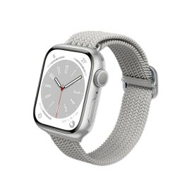 ライノシールド Apple Watch シリーズ 9 / 8 / 7 / SE / 3 用 ブレイデッドバンド [38 / 40 / 41mm] | 撥水性 撥汗性 柔軟性のあるストラップ リサイクル素材 - グレー