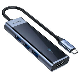 Inateck USB 3.2 Gen 2対応USB C ハブ 、3 USB-AとPDとHDMIポート搭載、HB2021
