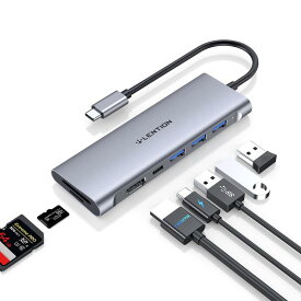 LENTION 7in1 USB Type C ハブ CB-C36b USB 3.0 ×3 100W PD充電 4K HDMI Micro SD / SDカードリーダー USB-C 変換アダプタ タイプc MacBook Pro (2016-2022 / M1 M2)、MacBook Air (2018-2022 / M1 M2)、iPad Pro、iPad Air、Surface Pro 7 8 / Go