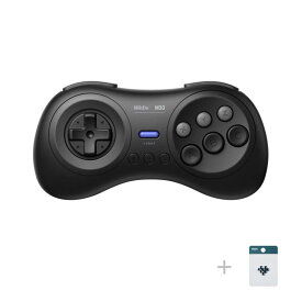 8Bitdo M30 Bluetoothゲーミングコントローラー6ボタンゲームパッド NS Switch Windows Android macOS Steam Respberry Pi用ブローチ付き