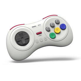 8Bitdo M30 Bluetoothゲーミングコントローラー6ボタンゲームパッド NS Switch Windows Android macOS Steam Respberry Pi用 (White)