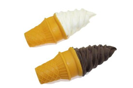 speed mao リアル 本物 そっくり ソフトクリーム バニラ チョコ 食品サンプル 食品模型 2個 セット