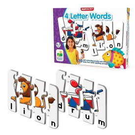 The Learning Journey 幼児向け アルファベット えいごパズル Match It 4 Letter Words 117354 正規品