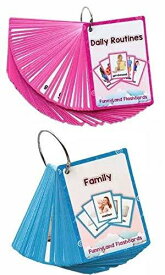 Training Toy 英語 フラッシュカード 英単語 アルファベット 読み上げ機能付 (日常生活・家族)