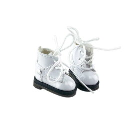 オビツ11 OB11 サイズ オビツドール 11cmボディ用 靴 ブーツ ショートブーツ シューズ 5色 (ホワイト)