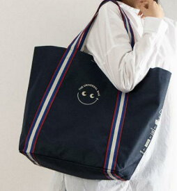 【イギリス限定】アニヤハインドマーチ エコvバッグ Navy トートvAnya Hindmarch 数量限定 人気 話題 英国 トリコロールカラー ナイロン 香港 TESCO テスコ 爆売れ 超人気商品