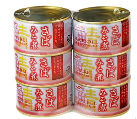 マルハニチロ さばみそ煮 200g x 6缶セット 缶詰め 加工 魚 北海道 鮭 さけ 保存 備蓄 料理 調理 コストコ商品 具材 缶詰 チャーハン 鍋 スープ シチュー