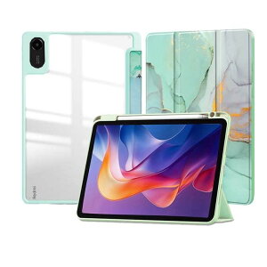 For Redmi Pad 2 �P�[�X ��p 2025 Xiaomi Redmi Pad2 �N���A �J�o�[ CNEVISON �^�u���b�g 11�C���` �[�g�X���[�v�@�\�t�� �蒠�^ �w�ʓ��� �O�܂�X�^���h�@�\ �l���ی� ���ϖh�~ �����Y�ی� �y�����[