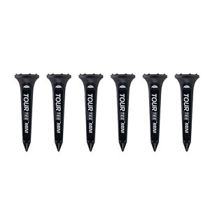 TOUR TEE MINI BLACK SPINE 純正品 ツアーティーミニ ブラックスパイン スティフコンロゴなし ショートティー黒6本入り