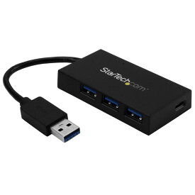 StarTech.com USB 3.0 ハブ/USB Type-A接続/USB 3.1 Gen 1/4ポート(3x USB-A, 1x USB-C)/バスパワー/各種OS対応/SuperSpeed 5Gbps ハブ HB30A3A1CFB