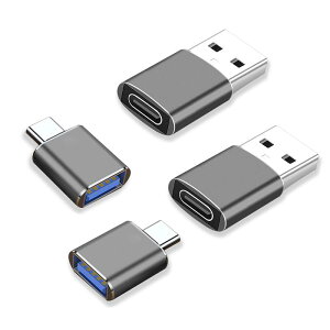 USB Type-CIX to USBX A_v^ 4Zbg + USB CX to USBIX ϊ OTGΉ i-Phone/PC/PS 4/JΉ iO[j