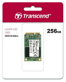 トランセンドジャパン Transcend mSATA SSD 256GB SATA-III 6Gb/s DDR3キャッシュ搭載 3D TLC 採用 TS256GMSA230S
