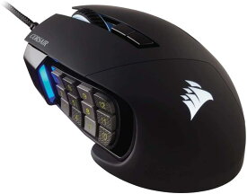 Corsair SCIMITAR RGB ELITE USB ゲーミングマウス 多ボタン RGB搭載 CH-9304211-AP MS431 ブラック///ホワイト