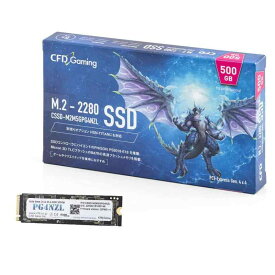 CFD販売 PG4NZLシリーズ 500GB (読取り最大 7,000MB/秒) 【PlayStation5 動作確認済】M.2 2280 (NVMe) 接続 PCIe Gen4x4 内蔵 SSD 5年 CSSD-M2M5TPG4NZL