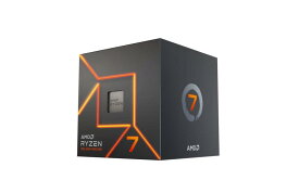 【Amazon.co.jp】 AMD Ryzen 7 7700, with Wraith Prism Cooler 3.8GHz 8コア / 16スレッド 40MB 65W 3年+1年サポート 正規品 100-100000592BOX/EW-1Y