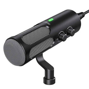 FIFINE �_�C�i�~�b�N�}�C�N USB/XLR�ڑ��\ �P��w���� �m�C�Y�ጸ USB�P�[�u���t�� PC/�v���X�e/�I�[�f�B�I�~�L�T�[�Ή� �X�e���I�~�j�[�q �~���[�g�@�\ ���C�u�z�M �|�b�h�L���X�g �{�[�J��