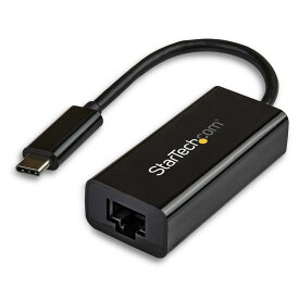StarTech.com USB-C接続ギガビットイーサネット有線LANアダプタ USB Type-C(オス) - RJ45(メス) USB 3.1 Gen 1 (5Gbps)対応 US1GC30B