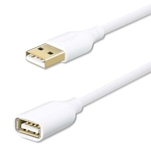 Fasgear USB 2.0�����P�[�u�� - A�I�X-A���X�[�d����ѓ���USB�����R�[�h (3M, �z���C�g)