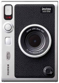 富士フイルム(FUJIFILM) チェキ Evo ハイブリッドインスタントカメラ(インスタントカメラ/スマホプリンター/デジタルカメラ) instax mini Evo ブラック INS MINI EVO BLACK C