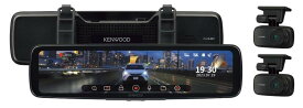 ケンウッド ドライブレコーダー DRV-EM4800 ミラー型 デジタルミラー IPS液晶 前後高感度PureCel Plusセンサー搭載 フルハイビジョン録画 バンド式装着 ミラレコ KENWOOD