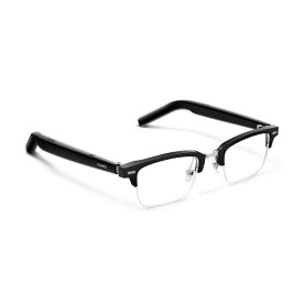 [ファーウェイ] Eyewear 2 スマートグラス ウェリントン型ハーフリム Bluetooth5.3 薄型軽量 パワフルバッテリー 音漏れ防止設計 タッチ操作 デュアルデバイス接続 IP54 ブラック