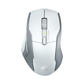 ROCCAT ゲーミングマウス Kone Air ワイヤレス 2.4GHz/Bluetooth ホワイト/白 電池寿命800時間/19K/オプティカルスイッチ/サイドボタン/サイドグリップ/119g（乾電池1個）