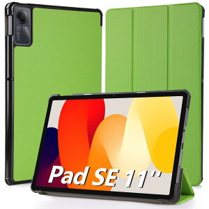 Hianjoo Xiaomi Redmi Pad SE �Ή� �P�[�X 11�C���` �^�u���b�g�P�[�X Redmi Pad SE 11�C���` �Ή� �J�o�[ �X�^���h�@�\�t�� �I�[�g�X���[�v�@�\ PU���U�[ �S�ʕی�P�[�X �y�� ���^ �C�菝�h�~