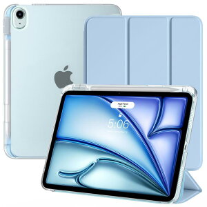 TiMOVO iPad Air 11�C���` �P�[�X (M4/M3/M2�A2026/2025/2024) iPad Air ��5/4���� �P�[�X (2022/2020) 10.9�C���` PC�������o�b�N PU���U�[ ���^ �L�Y�h�~ �O�܂� �X�^���h �Ռ�