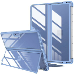 Fintie for Microsoft Surface Pro 11 /10 2024 / 9 / 9 5G 2022 13�C���` �P�[�X �^�C�v�J�o�[ �\�t�gTPU �S�ʕی�^ �X�^���h�ی�@�\�t�� �L�b�N�X�^���h�P�[�X �y�� ���^ �ϏՌ�(�u���[)