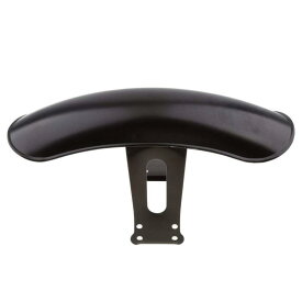 Karun for CG125 ステンレス鋼の前部フェンダー/マッドガード/マッドガード (ブラック)