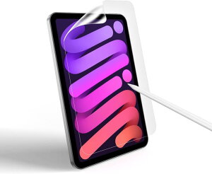 ZOEGAA iPad mini 7 (A17 Pro 2024) / iPad mini 6 (��6���� 2021) �p �y�[�p�[���C�N�t�B���� ���̂悤�ȕ`���S�n �A���`�O���A ���˖h�~ �w��h�~ ���h�~ �t���ی�t�B���� �菑���ɍœK