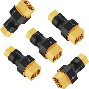 LinsyRC XT30 - XT60 �R�l�N�^�[�A�_�v�^�[��XT60 - XT90�R�l�N�^�[�A�_�v�^�[ RC FPV �h���[�� �� Lipo NiMH�o�b�e���[�[�d�� ESC�p 5�p�b�N