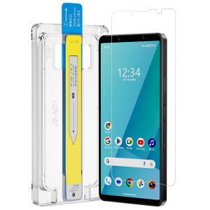 Podick �K���X�t�B���� Xperia 10 VII �p �ی�t�B���� SO-52F / SOG16 / A502SO / XQ-FE44 �Ή� 9H�����K���X �Ռ��z�� �K�C�h�g�t�� �\�t�����ȒP 0.25mm�ɔ��^ �����x�^�b�` �����ߗ� �����z
