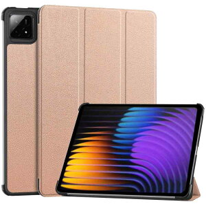 Gosento For Xiaomi Pad 7/Xiaomi Pad 7 Pro �P�[�X �X�^���h�@�\�t�� �J���O�ܔ��^�X�^���h�P�[�X PU���U�[ Xiaomi Pad7/Xiaomi Pad7 Pro �J�o�[ (���[�Y�S�[���h�j