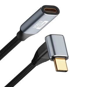 Type C �����P�[�u�� L�� USB-C  USB-C ���� USB3.2 Gen2(10Gbps) 100W�}���[�d 4K/60HZ �i�C�����҂�MacBook�AiPad�ASurface�AXperia�AGalaxy�APixel���^�C�vC�@