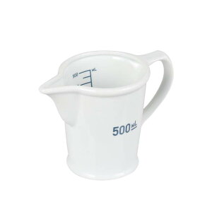 ダルトン(Dulton) 計量カップ 500ml 磁器 耐熱 食洗機対応 オーブン可 高さ12.5cm 幅18.5cm 奥行10.5cm M-0668-500 PORCELAIN JUG 500ml