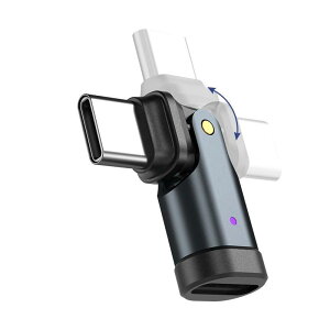 USB-C 変換アダプタ PD240W 180°回転可 タイプC 変換アダプタ 急速充電可 データ転送可 片MacBook Pro/Phone15/15 Pro/Galaxy/Google Pixel対応