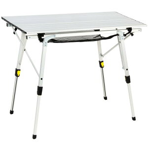 Timber Ridge �A�E�g�h�A�e�[�u�� �܂肽���� �������� �ω׏d30kg �A���~ ���[���e�[�u�� ���[�ܕt�� �R���p�N�g �L�����v�p 90L*53W*45-70Hcm �d��4.2kg