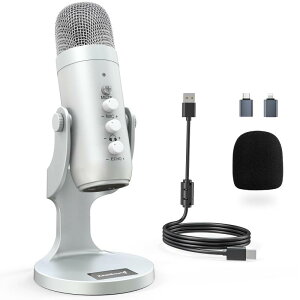 ZealSound ASMR �}�C�N�AiPhone �p�R���f���T�[�}�C�N�A�G�R�[�@�\�t�� USB �}�C�N�A�^���A�Q�[�������A���C�u�X�g���[�~���O�ASkype�AZoom�APC�AWindows�AMac�APS4 ����� 5�AYouTube�A�ݑ�Ζ��p (?)