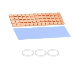 1�� ���� M.2 SSD �q�[�g�V���N 1.5mm ���^ �M�\���΍� 2280 M2 SSD PS5 �m�[�gPC�ȂǗp �q�[�g�V���N �T�[�}���p�b�h�t�� 67*18*1.5mm