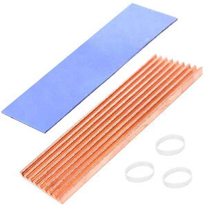 Haojiaho ���� M.2 SSD �q�[�g�V���N ���^ 2mm �����M���\ M2 2280 SSD �q�[�g�V���N �T�[�}���p�b�h�t�� ��p���W�G�[�^�[�t�B��
