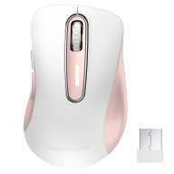 memzuoix ワイヤレスマウス 無線 2.4GHz 人間工学デザイン 長時間使用で疲れにくい 1400DPI 高精度光学ト…