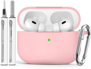 Inesore for AirPods Pro2 �P�[�X (2023/2022/2019) �J���r�i  �N���[�j���O�y���t���A�V���J�Q���f��/�S�ʕی�/�ϏՌ�/���͂ȗ����h�~�A�G�A�[�|�b�Y�v�� ��2/1����Ή��ی�J�o�[ -�s���N