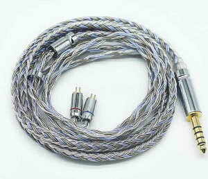 �yJSHiFi-Warrior�z2pin4.4mm���P�[�u�� 16�c�⃁�b�L �P�[�u�� �t���b�g2pin�C���z���A�b�v�O���[�h�P�[�u�� 4.4mm�C���t�H�������P�[�u��(2pin4.4mm)