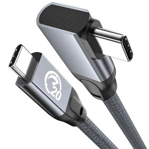 UseBean USB Type C �P�[�u�� L���^ 1M, 4K/60Hz �f���o�� USB 3.2 Gen 2X2 20Gbps�f�[�^�]�� PD�Ή�100W���}���[�d �^�C�vc�[�d�P�[�u�� iPhone 15, MacBook, iPad mini
