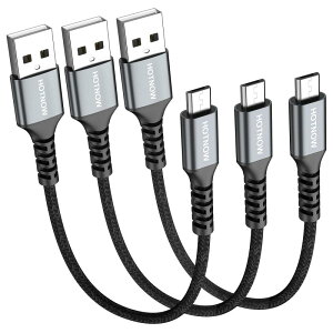 HOTNOW�}�C�N��USB�P�[�u��0.3m3�A30cm�V���[�gAndroid�[�d�P�[�u�� Galaxy S7 S6 S7 Edge S5�ANote 5�APS4�APowerBank�Ȃǂ̃i�C�����ґg�����[�d�R�[�h
