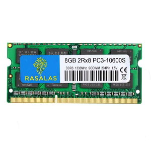 DDR3 1333MHz 8GB 10600S PC3-10600 SODIMM RAM CL9 204Pin Non-ECC �m�[�gPC�p ������