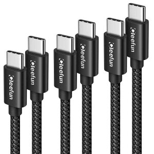 USB C �P�[�u���y3�{�Z�b�g 0.3m+1m+1.8m�z�^�C�vc �P�[�u�� PD�Ή� 60W�}���[�d iPhone17 16 15�V���[�Y�AGalaxy S25 24 S23 S22 �APixel�AMacBook�AiPad Pro��USB-C�@��Ή�