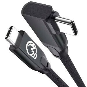 UseBean USB Type C �P�[�u�� L���^ 1M, 4K/60Hz �f���o�� USB 3.2 Gen 2X2 20Gbps�f�[�^�]�� PD�Ή�100W���}���[�d �^�C�vc�[�d�P�[�u�� iPhone 15, MacBook, iPad mini